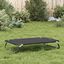 vidaXL Cama para perros plegable tela oxford y acero gris antracita, , large indicador imagen numero 3