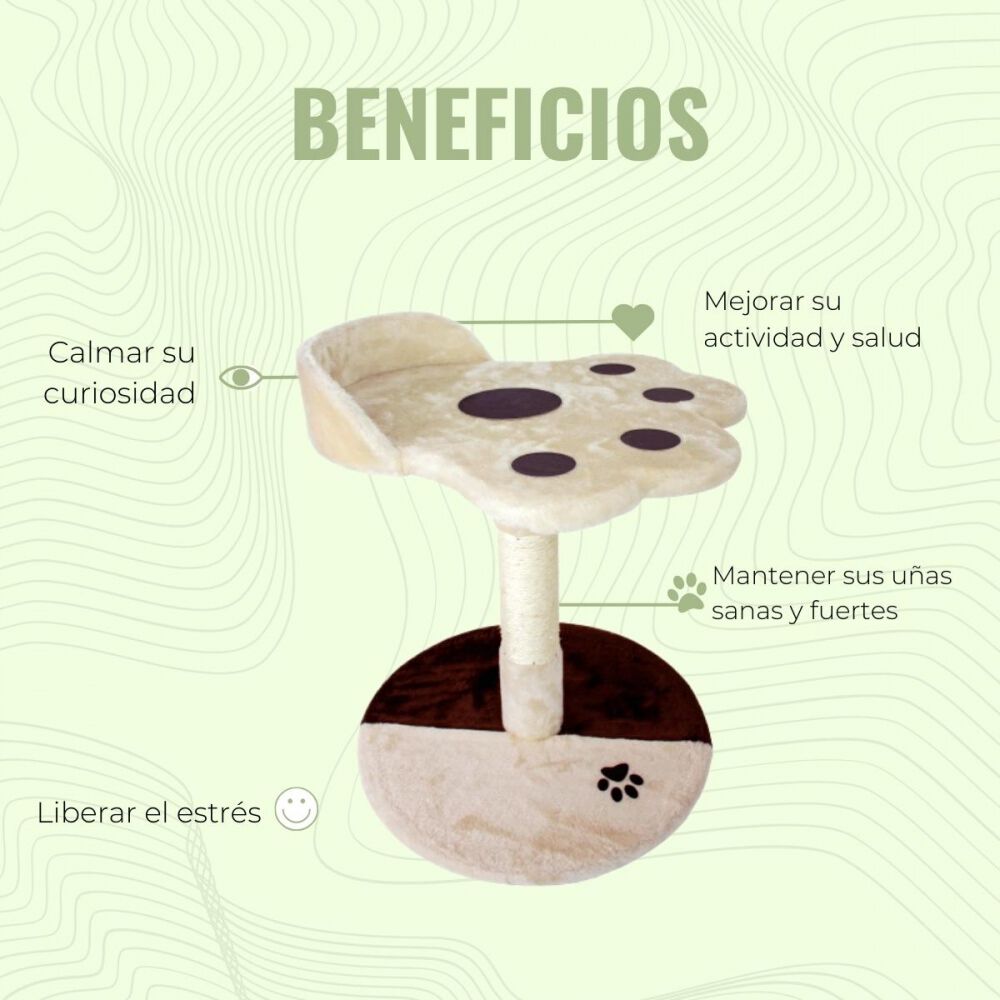 Mobiclinic Árbol Rascador Oliver Beige para Gatos thumbnail