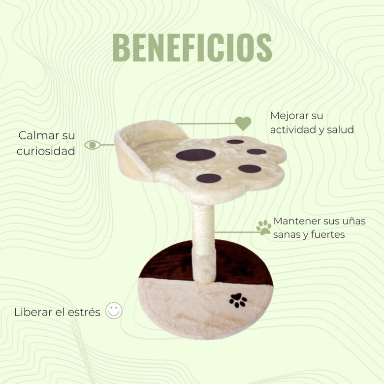 Mobiclinic Árbol Rascador Oliver Beige para Gatos thumbnail