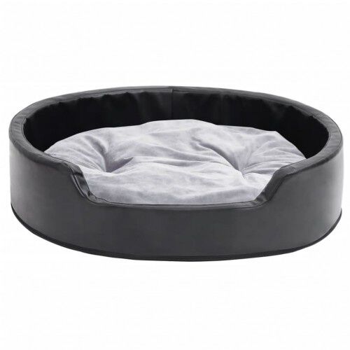 VidaXL Cama Color Negro y Gris Con Coj&iacute;n para perros y gatos, , large Imagen numero 6