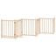 vidaXL Puerta para Perros Plegable Paneles Puerta de Seguridad Madera de Álamo, , large indicador imagen numero 9