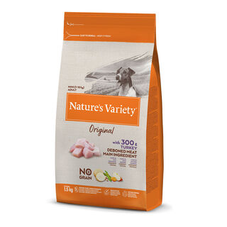 Nature's Variety Adult Mini Original Pavo pienso para perros 