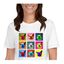 Mascochula camiseta mujer warhol personalizada con tu mascota blanco, , large indicador imagen numero 1