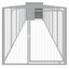 vidaXL Caseta perro corral acero galvanizado gris claro 110x1017x110cm, , large indicador imagen numero 14