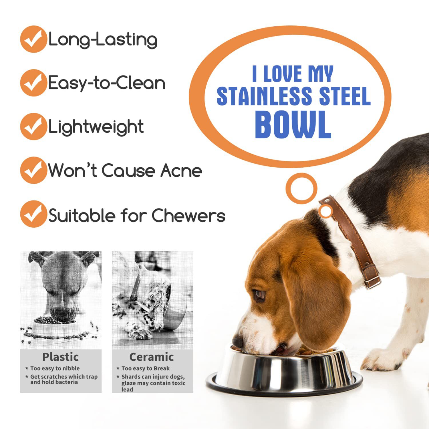 Nobleza Pack de Inicio para Perros: 20 Empapadores, 1 Cama Lavable, 3 Pelotas Interactivas y 2 Cuencos de Acero Inoxidable, , large Imagen numero 5