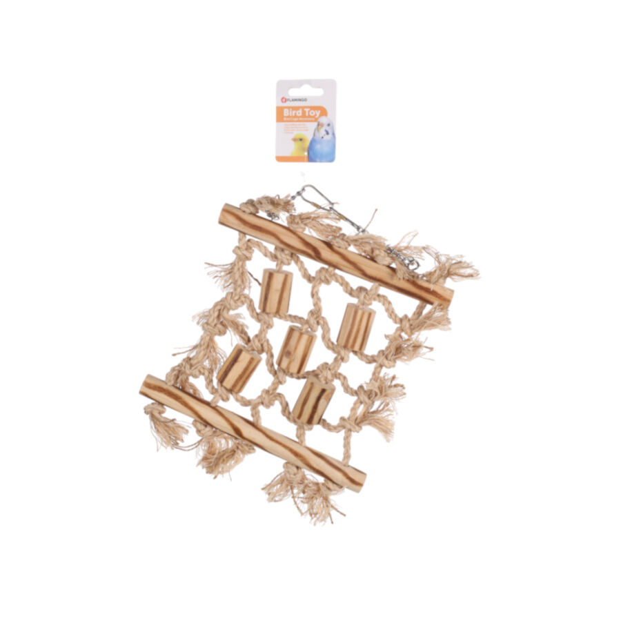 Flamingo Red de cuerda juguete para periquitos, , large Imagen numero 2