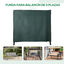 Outsunny Funda para Columpio de Jardín con Cremallera Cubierta Muebles para Exterior Ideal Columpios 177x114x152cm Verde Oscuro, , large indicador imagen numero 5