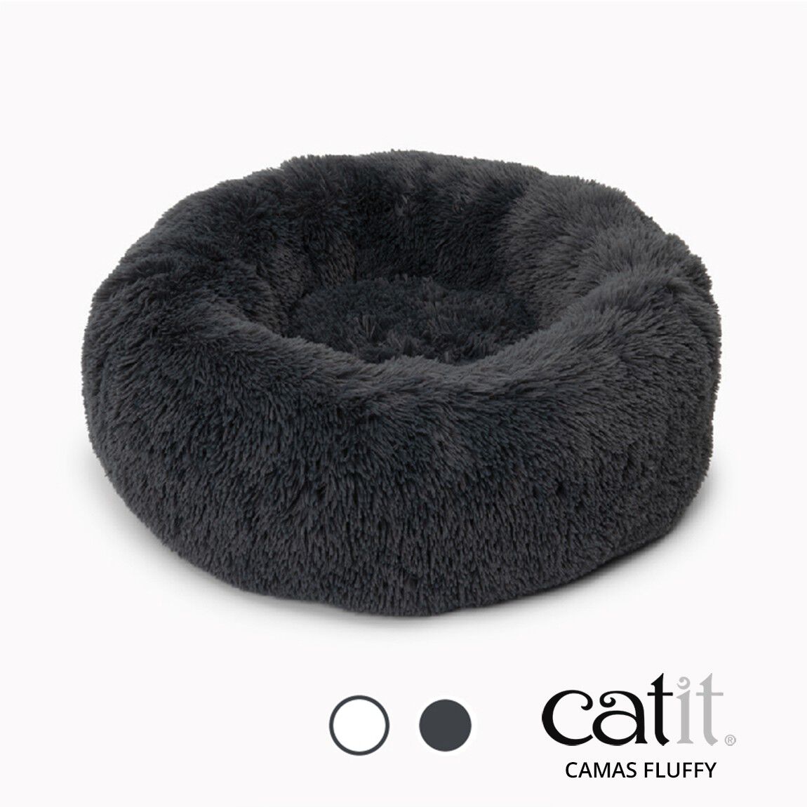 Catit Cama Fluffy, Gris Oscuro - Ref. 41882, , large Imagen numero 1