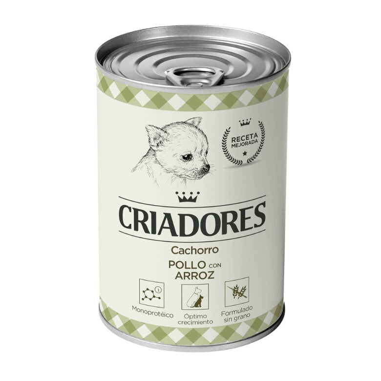 Criadores Pollo y Arroz lata para cachorros, , large image number null