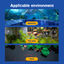 Nobleza - Tiras Reactivas para Acuario 7 en 1, Tiras Reactivas de Agua Dulce, Tiras Prueba Dureza, Nitrato, Nitrito, Cloro Libre, Clorinidad Total, Carbonato, pH(100pcs), , large indicador imagen numero 5