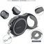 Edipets correa extensible ajustable gris y negro para perros, , large indicador imagen numero 2