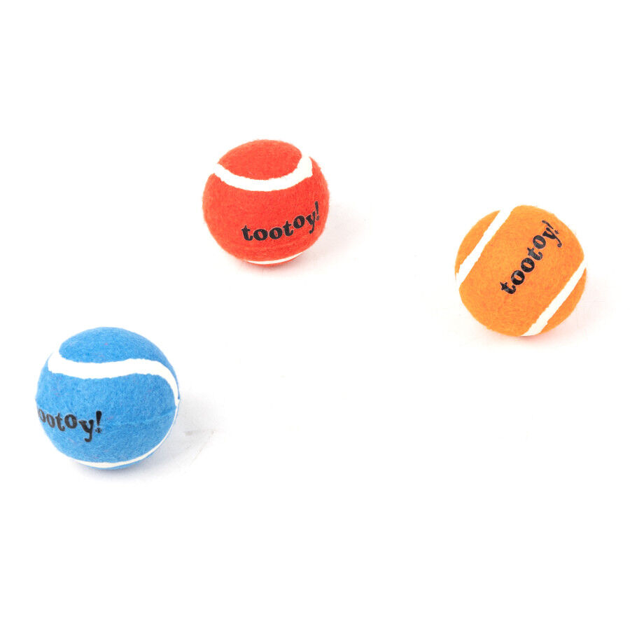 Tootoy! Pack de Pelotas de Tenis de Colores para perros, , large Imagen numero 2