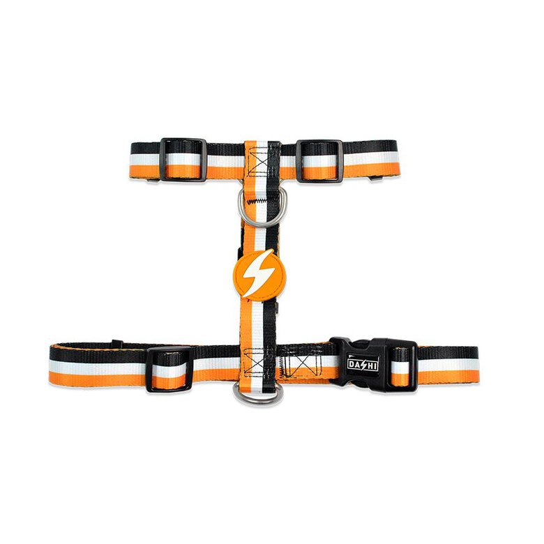 Arnés Stripes Naranja & Negro para perros Pequeño