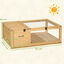 PawHut Casa para Tortugas Madera Natural, , large indicador imagen numero 3