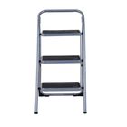 Escalera de acero plateado Homcom color Gris, , large image number null