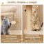 COSTWAY Rascador para Gatos, Torre para Gatos de M&uacute;ltiples Niveles con Condominio, Poste Rascador, Bola Colgante, Plataformas para Saltar, Mueble de Entretenimiento para Mascotas 58,5x58,5x102 cm, , large indicador imagen numero 4