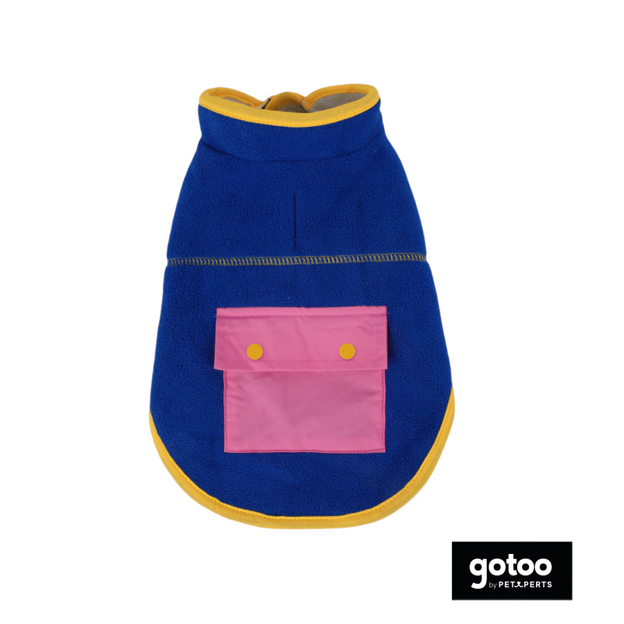 Gotoo Chaqueta Azul con Bolsillo para perros, , large Imagen numero 2