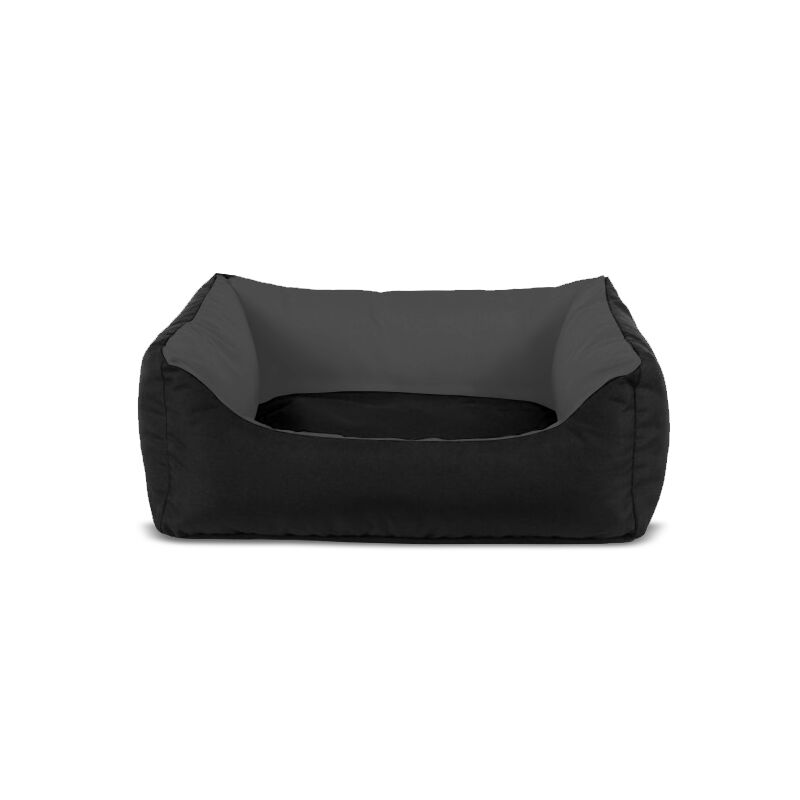 Gauty Cama para Perros y Gatos  Tela Impermeable - Negro y gris, , large Imagen numero 1