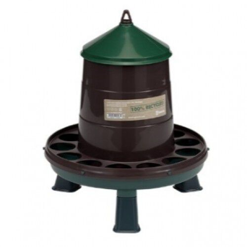 Tolva para aves de pl&aacute;stico reciclado con patas, , large Imagen numero 1