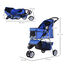PawHut Cochecito plegable azul para mascotas, , large indicador imagen numero 3