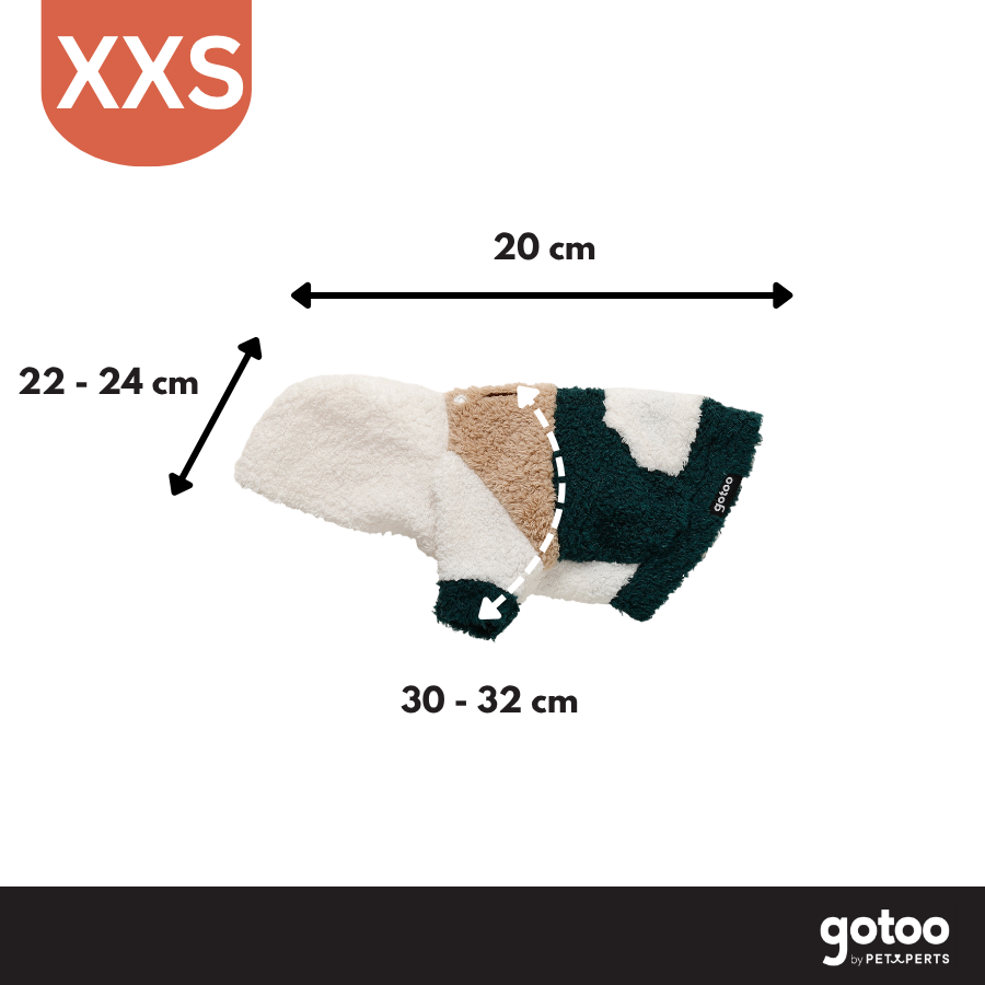 Gotoo Pijama Bloque Multicolor para perros, , large Imagen numero 4