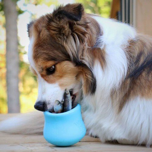 West Paw Desing Zogoflex Toppl Juguete Porta Golosinas Azul para perros, , large Imagen numero 2