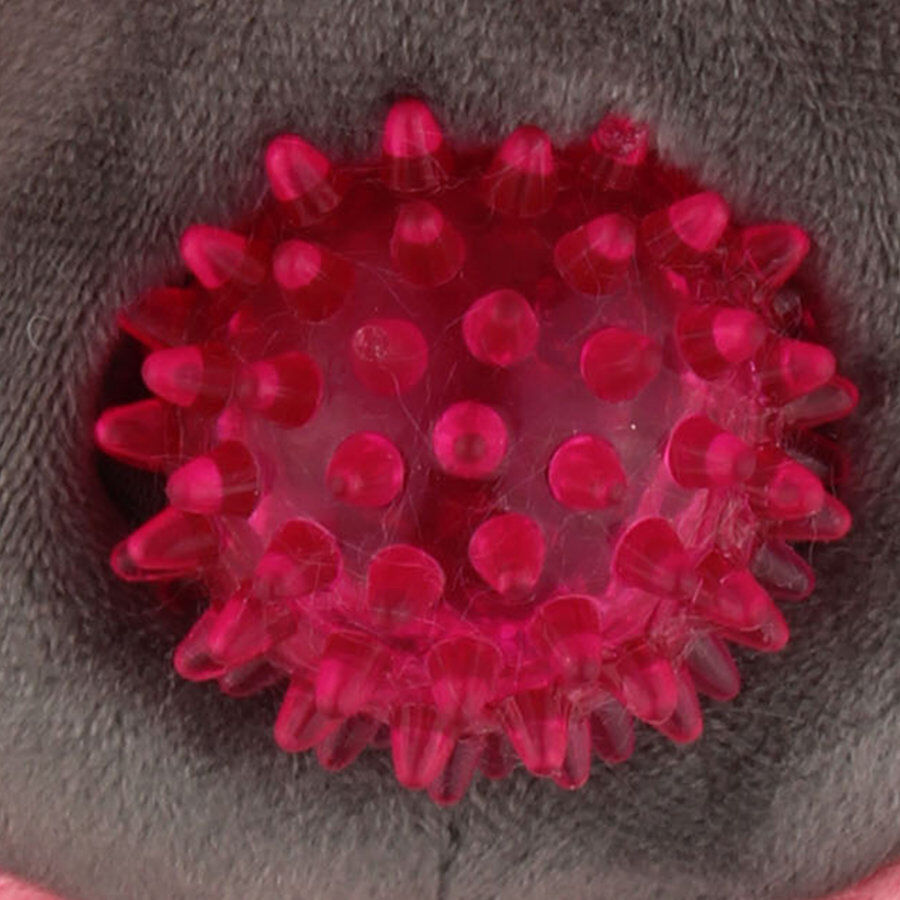 Tootoy! Puppy Multitexture Pink Pig Cuddler peluche para cachorros, , large Imagen numero 3