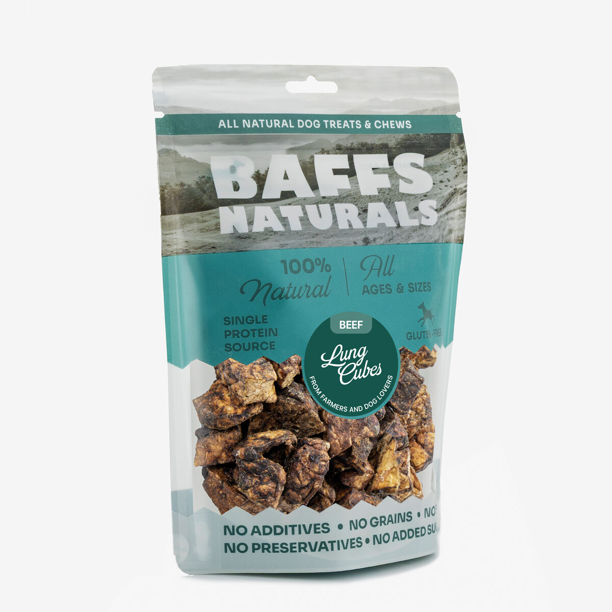 BAFFS Naturals Pulm&oacute;n de Ternera - Snacks de Entrenamiento para Perros, , large Imagen numero 2