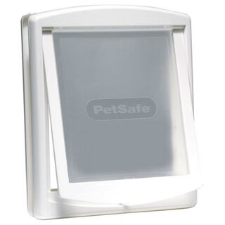 Puerta de dos vías para perros color Blanco