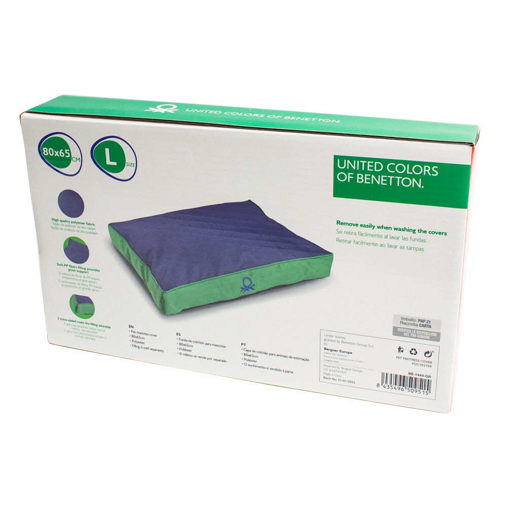 Benetton funda colchon Classic Azul/Verde L:80*65 CM, , large Imagen numero 2
