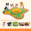 Nobleza Alfombra Olfativa Juego de Inteligencia para Perros, Juguete Interactivos Snuffle Mat para Perros, Estera de Alimentación Lenta Portátil para Entrenamiento de Forrajeo, 70*70cm, , large indicador imagen numero 2