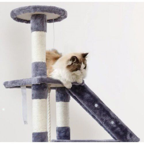 Cstore marie &aacute;rbol rascador con poste de sisal gris para gatos, , large Imagen numero 4