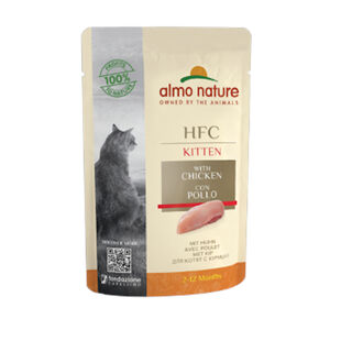 Almo Nature Kitten HFC Pollo sobre para gatos 