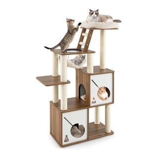 COSTWAY Árbol Rascador con escalera para Gato