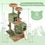 COSTWAY Árbol para Gatos, Torre para Gatos con Diseño de Cactus Verde con Condominio, Hamaca, Plataforma, Postes de Rascado de Sisal, Cojín Lavable, Árbol Rascador para Gatos (86 x 70 x 160 cm), , large indicador imagen numero 2