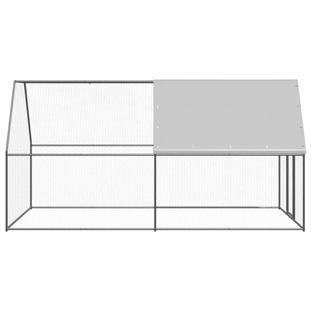 vidaXL Jaula gallinero de acero galvanizado 3x12x2 m, , large Imagen numero 23