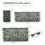 Outsunny Valla de Enrejado Expansible de 2 Piezas con Hojas Artificial 295x70 cm Celosía Extensible de Mimbre Pantalla de Privacidad para Jardín Verde, , large indicador imagen numero 3