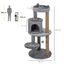 PawHut Árbol para Gatos Gris, , large indicador imagen numero 3
