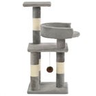 Rascador con poste de sisal para gatos color Gris, , large image number null