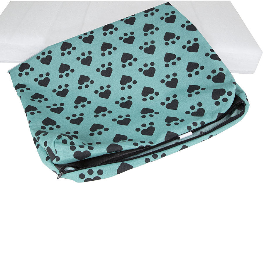 Dogzzz Corazones y Huellas Funda de Colch&oacute;n para perros, , large Imagen numero 2