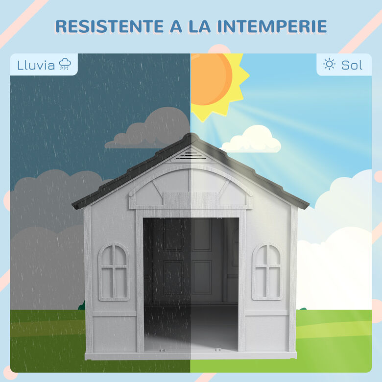 PawHut Caseta Con Techo Para Perros thumbnail