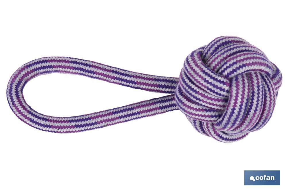 Nudo con Tirador | Mordedor para Perros| Color Morado, , large Imagen numero 1