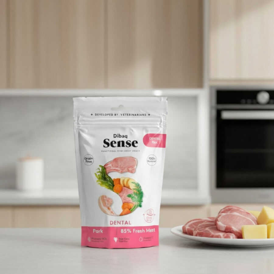 100 g Dibaq Sense Snack Dental Cerdo para perros, , large Imagen numero 3