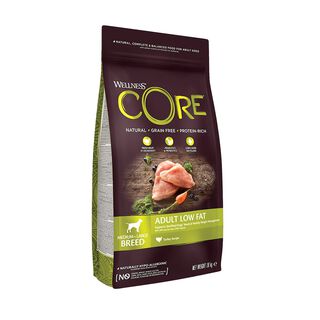 Wellness Core Adult Medium/Large Healthy Pavo Low Fat pienso para perros