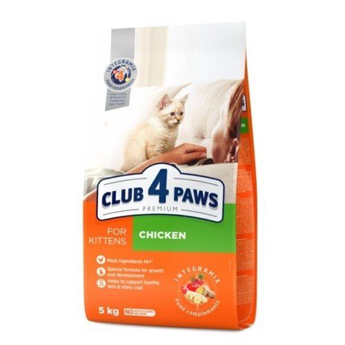 Club 4 Paws Pienso seco para gatitos Pollo, , large Imagen numero 1