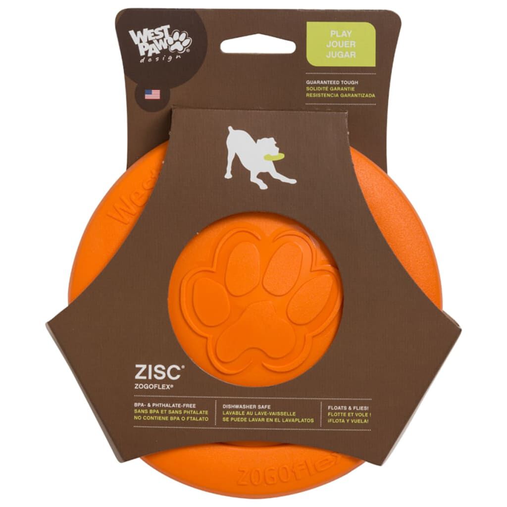 Zogoflex Frisbee para perros Zisc tama&ntilde;o L naranja 1937, , large Imagen numero 3