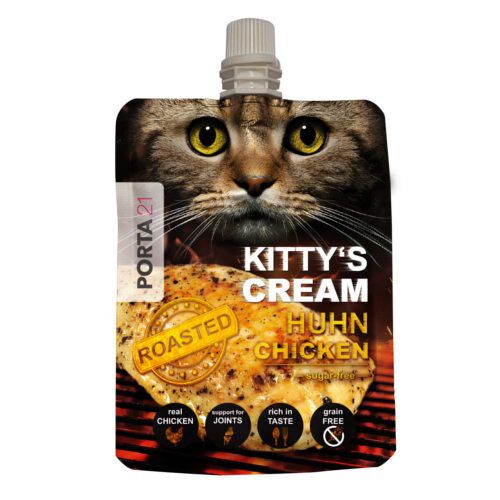 Porta21 Kitty's Cream pollo snack cremoso gatos Imagen numero 1
