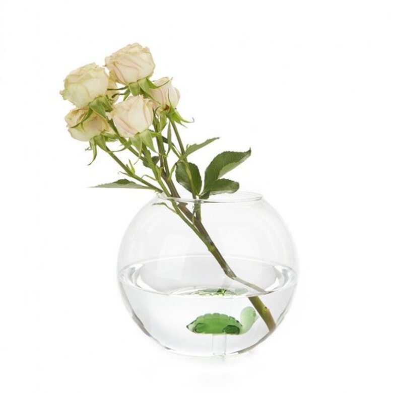 Balvi jarrón de flores en forma de pecera tortuga, , large image number null