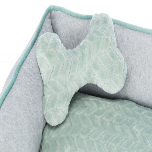 Trixie Junior Cama Gris y Verde para perros, , large Imagen numero 3