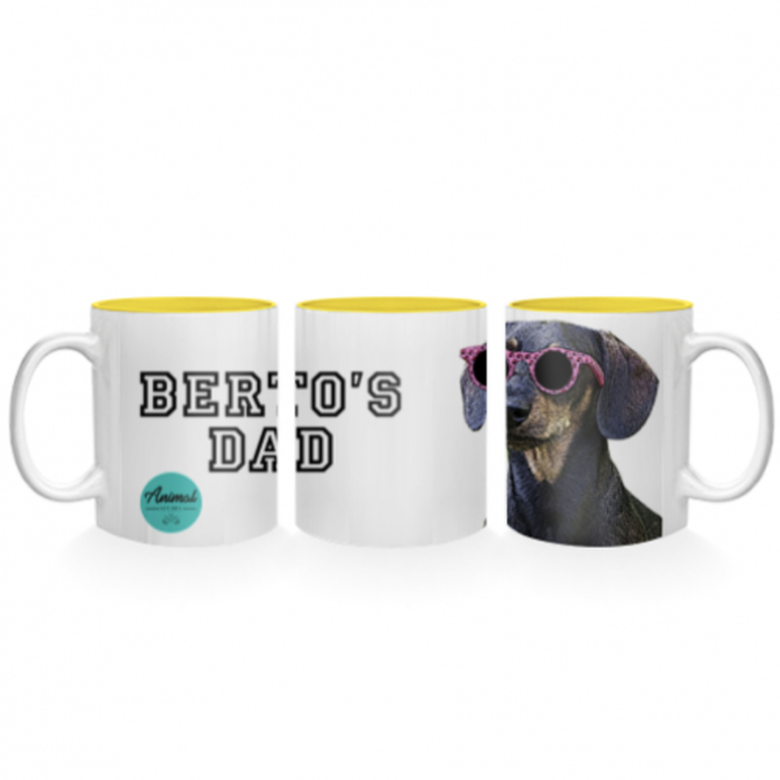  Animal Studio taza personalizada amarillo, , large image number null
